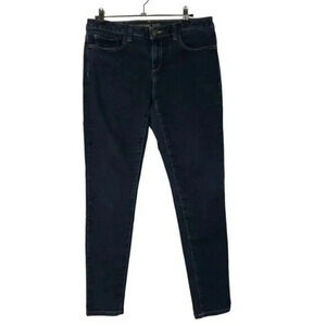 Michael Kors Dark Wash Mid Rise Izzy Cropped Skinny Jeans 6